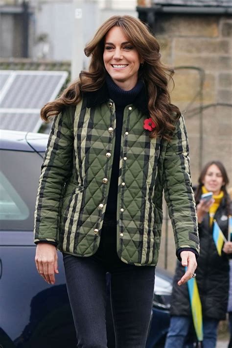 Princess Kate Wears Plaid Version of the Season's 